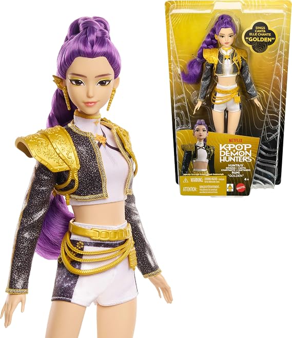 KPop Demon Hunters Rumi Golden Singing Doll