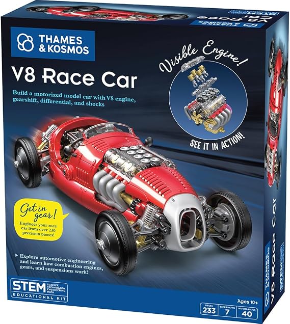 Thames & Kosmos Signature V8 Race Car Engineering Set